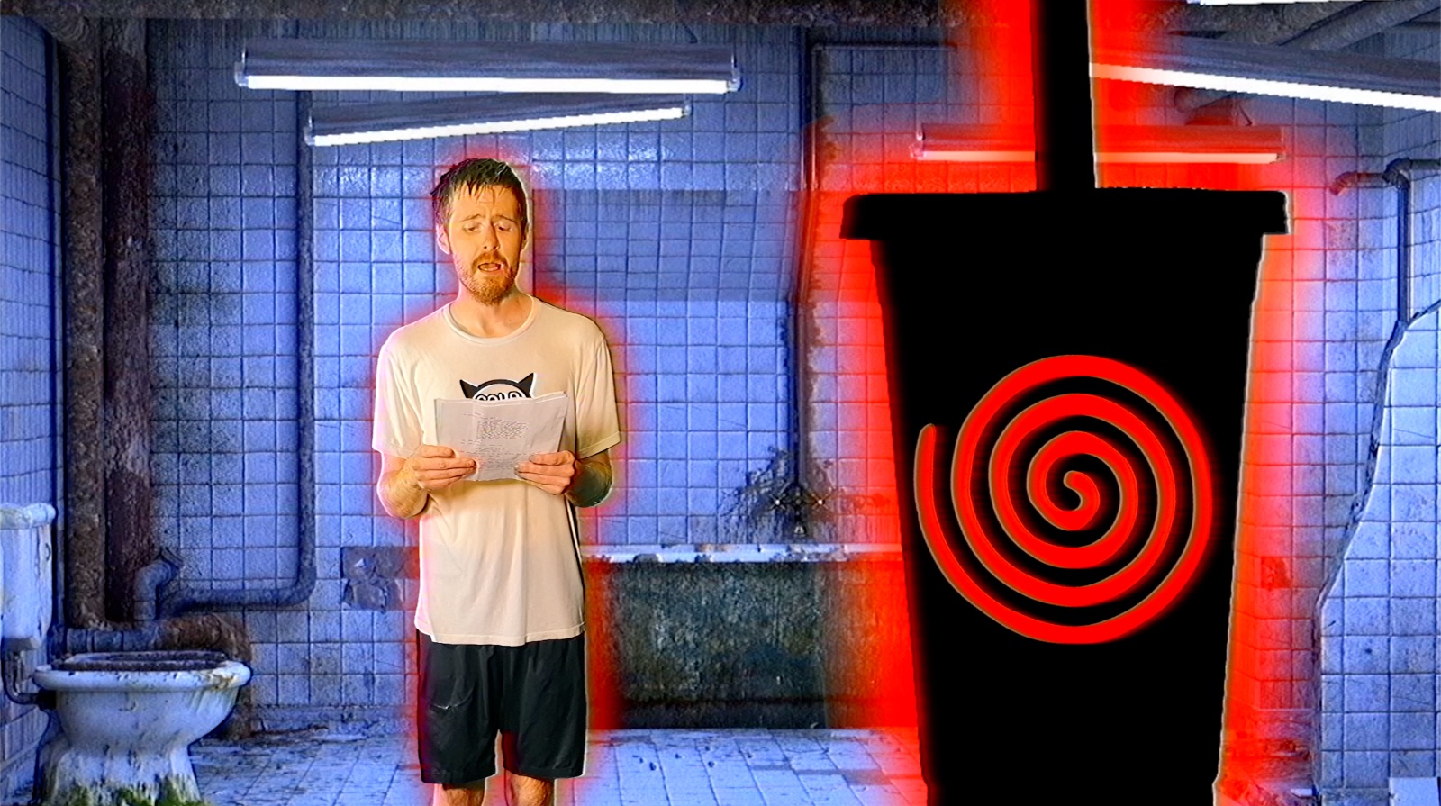 Belcourt &ldquo;12 Hours of Terror&rdquo; on-screen promo featuring Cold Brew Boba