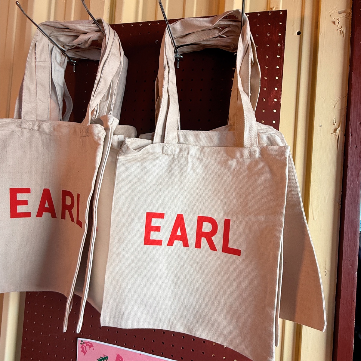 EARL canvas totes